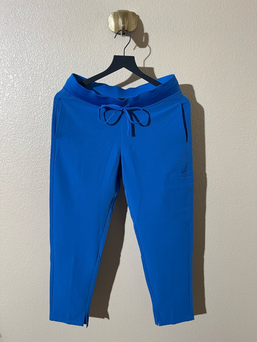 NWT Mandala Bright Royal Blue Drawstring Ponte Pants